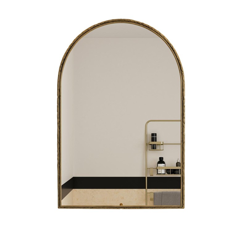 Versatile Gold Arched Mirror for Vanity, Wall Decor & Entryway - Design for gallery