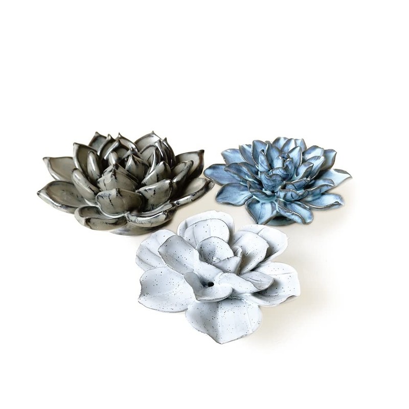 ‘Coral’ Artificial Plant — Beautiful, Decorative Ceramic Flower — Unique Tabl…