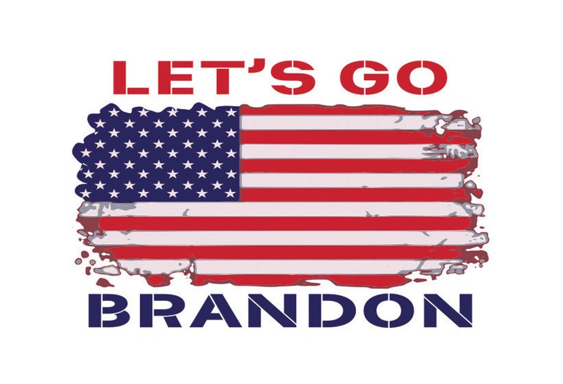 Funny Tool Box Bumper Magnet Sign – 4×6 in. FJB Let’s Go Brandon American Flag