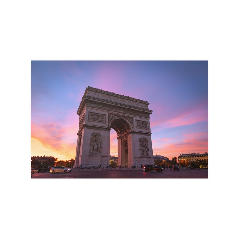 Paris poster, New 36×24 Satin poster assembled in USA