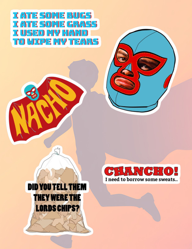 Nacho Libre 2000’s 5pc Sticker Pack