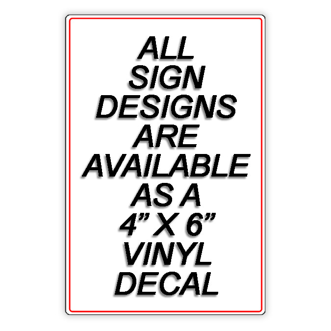 No Parking Do Not Block Garage Door Metal Sign / Magnetic Sign / Decal SNP080 gallery