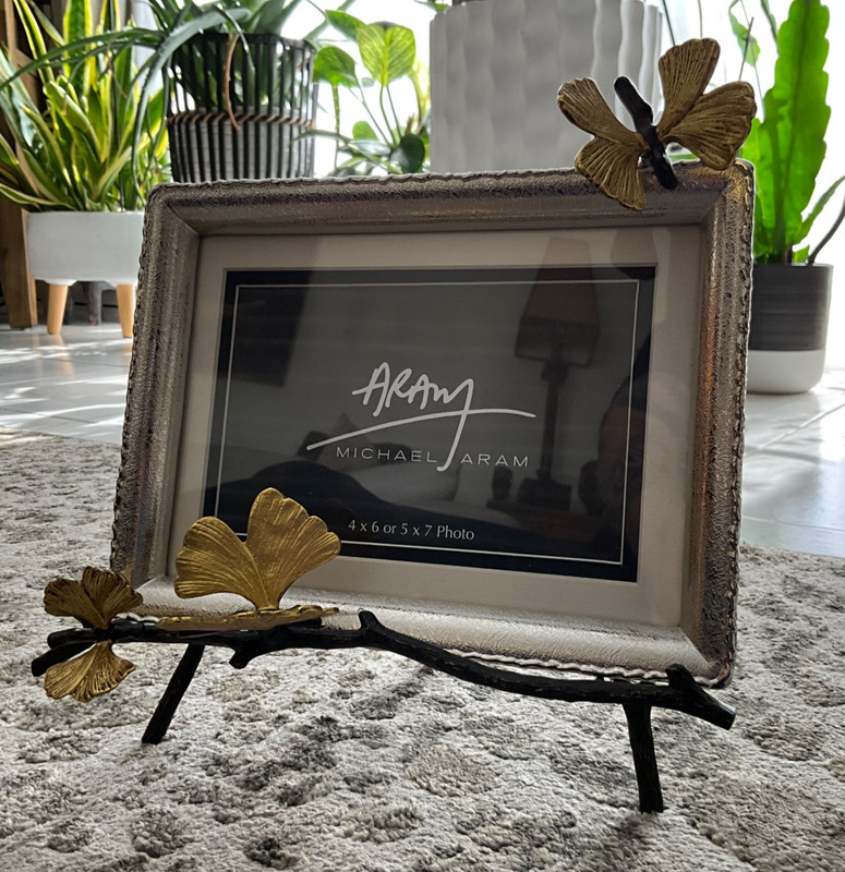 Michael Aram Butterfly Ginkgo Easel Frame – 4×6 Or 5×7