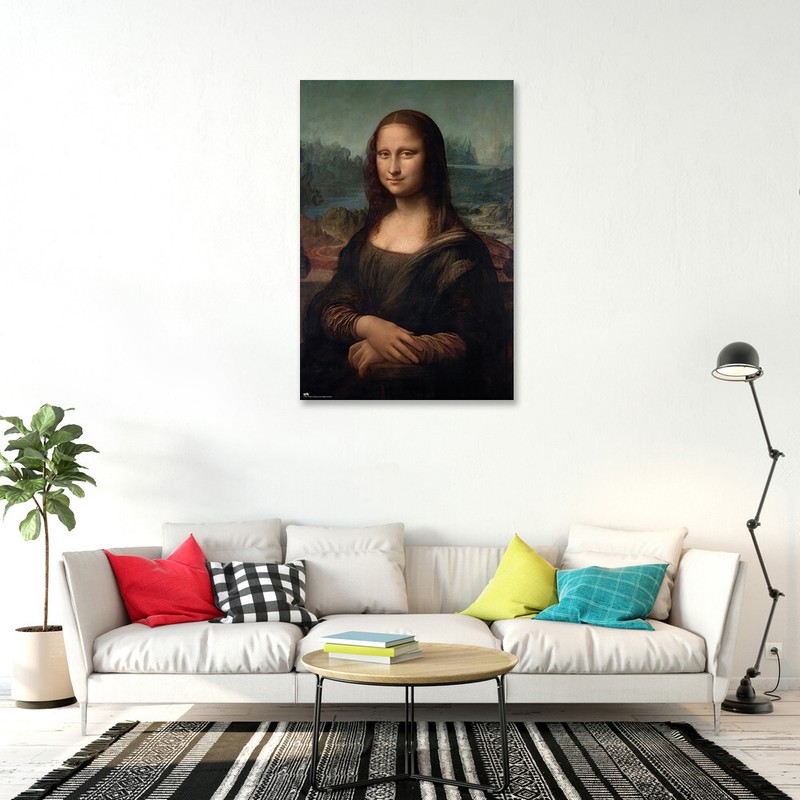 The Mona Lisa - Art Poster / Print (By Leonardo Da Vinci) (Size: 24" x 36") gallery