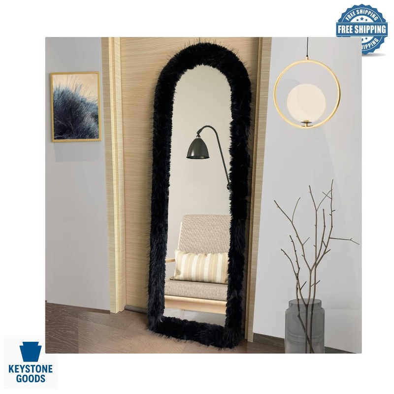Universal Fluffy Mirror Cover for Full Length Mirrors – Stylish & Protective …