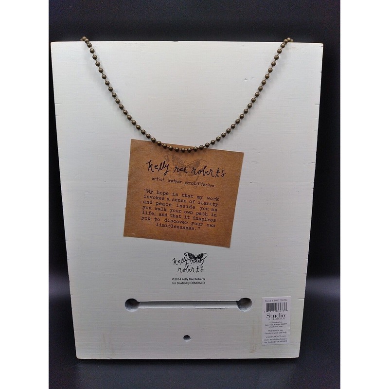 2014 Kelle Rae Roberts Embrace Change Wall Hanging Plaque 9.5 In X 7 In Wood gallery