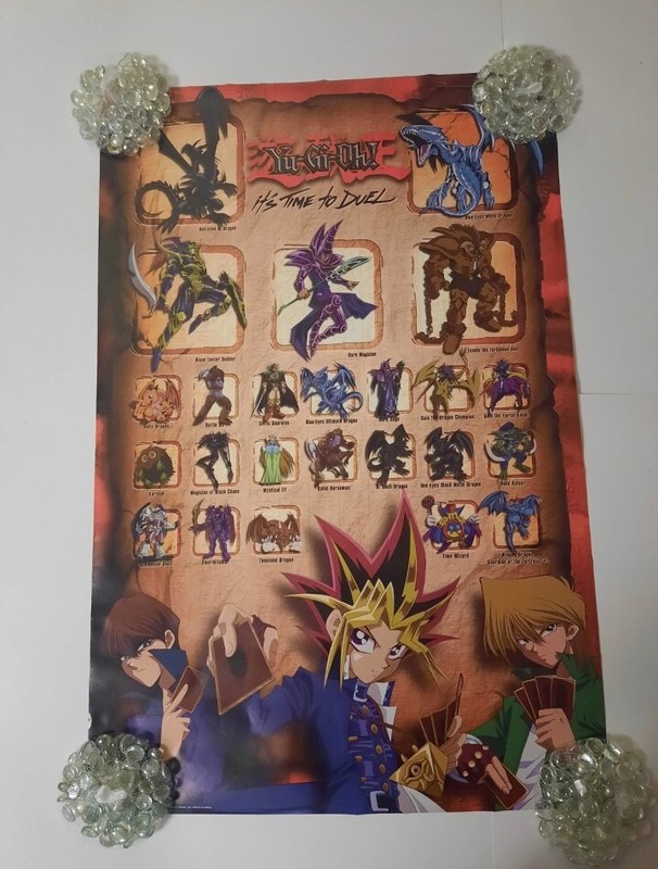 Yu-Gi-Oh! Vintage Poster NEW/SEALED 1996 “It’s Time To Duel” Trends #2668