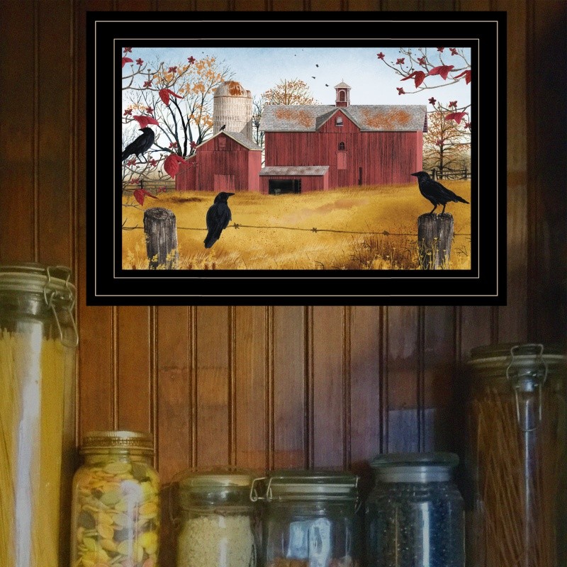 "Autumn Gold" Printed Wall Art, Ready To Hang Framed Print Poster 11X15" gallery
