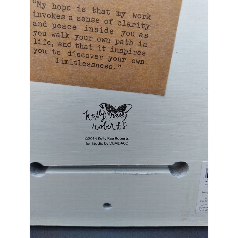 2014 Kelle Rae Roberts Embrace Change Wall Hanging Plaque 9.5 In X 7 In Wood gallery