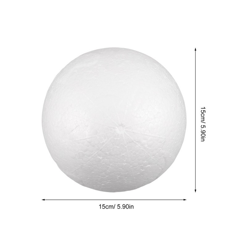 5Pcs Blank Earth Globes for Painting Smooth White Foam Sphere Craft Supplies gallery
