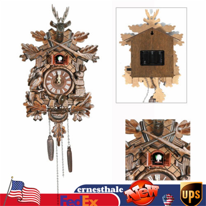 Wall Clock Northern Europe Style Vintage Clock 25*10*48 cm Clock