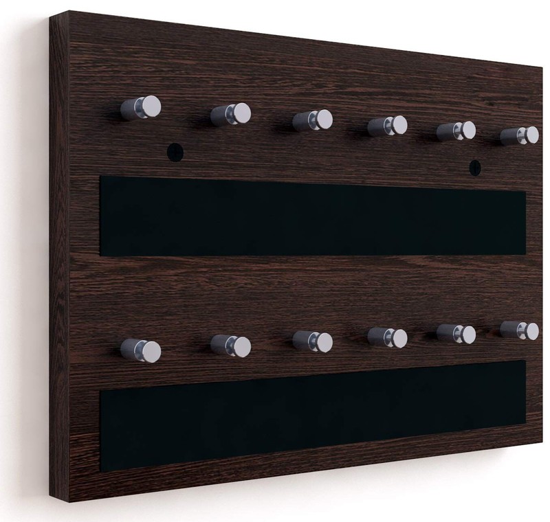Wall Mounted Home Décor Key Chain Holderr Key Ring Hooks 12 Knobs