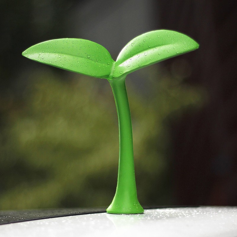 Car Roof Ornament 3D Stereo Car Stickers Bean Sprouts Car Exterior Decor gallery