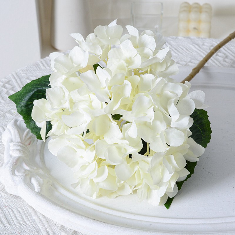 Artificial Hydrangea Flowers Fake Silk Bouquet Wedding Party Home Garden Decor