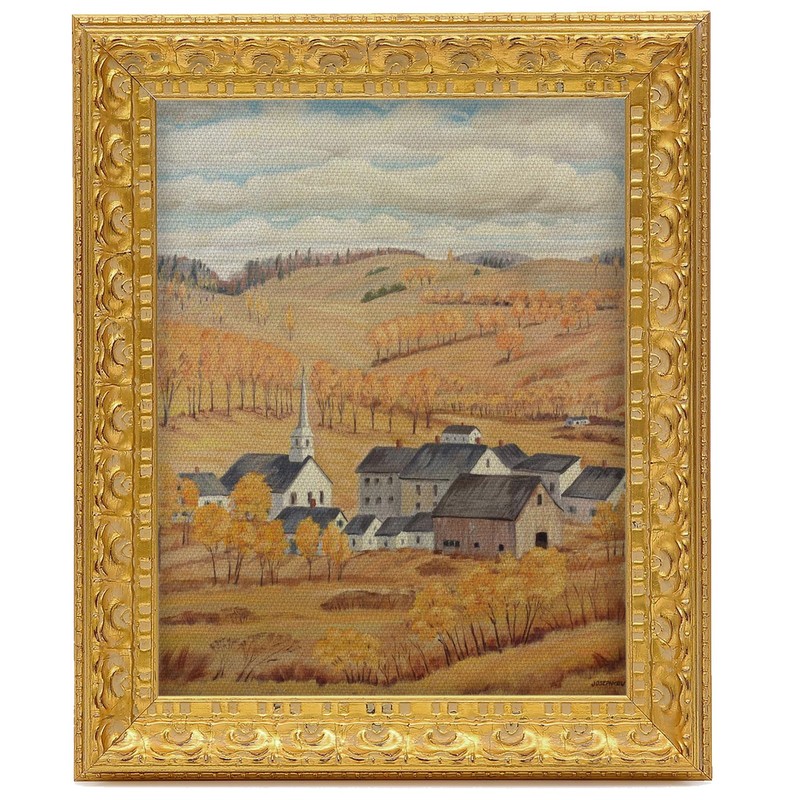 Wood 8×10 Canvas Frame, Vintage Gold Canvas Floater Frame for Oil Painting Ar…
