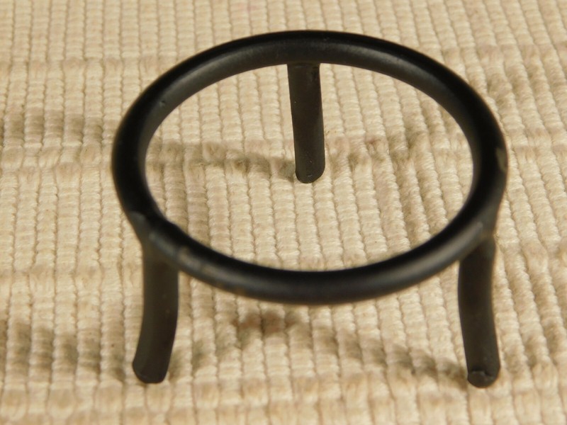 Sphere Display Stand Medium Size Black Metal Short gallery