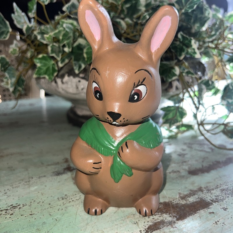 Vintage Rabbit Figurine Ceramic Bunny EASTER 6.5″ Tall