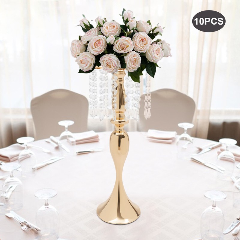 10* Flower Vase Flower Holders Stand Centerpieces for Wedding Dining Table Decor