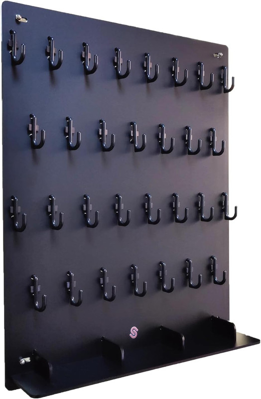 P0004 Acrylic Key Hooks Upgrade Thick Buckle 14 3/4ʺW X 18 3/4ʺL Wall-Mounted Ke