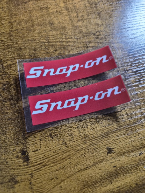 2 pc. SNAP ON High Quality UV DTF Replacement Sticker Label Decal USA NOT VINYL gallery