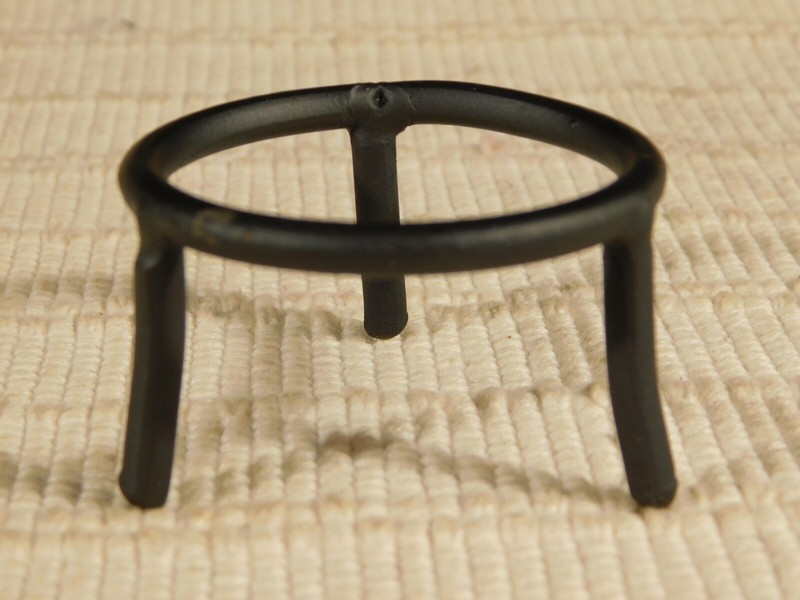 Sphere Display Stand Medium Size Black Metal Short gallery