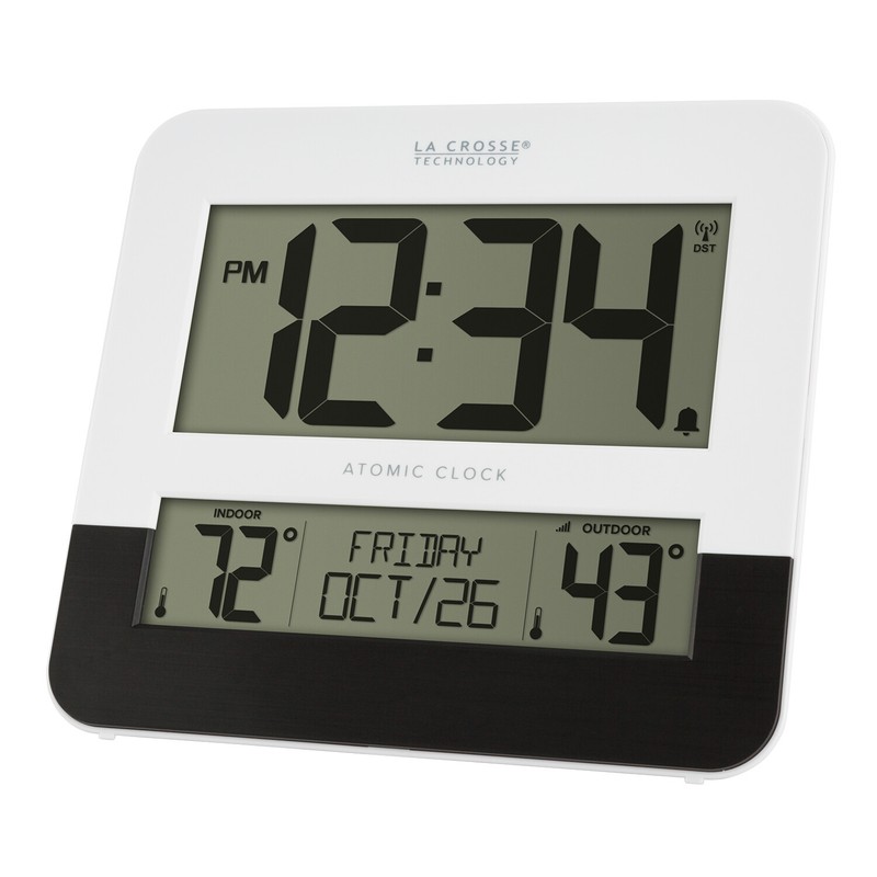 BBB82684 La Crosse Technology Atomic Digital Wall Clock TX141-BV2 - Open Box gallery