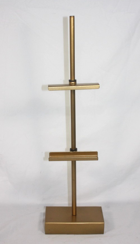 18″ Gold Steel Adjustable Tabletop Easel Decorative Stand for Picture Frames #1