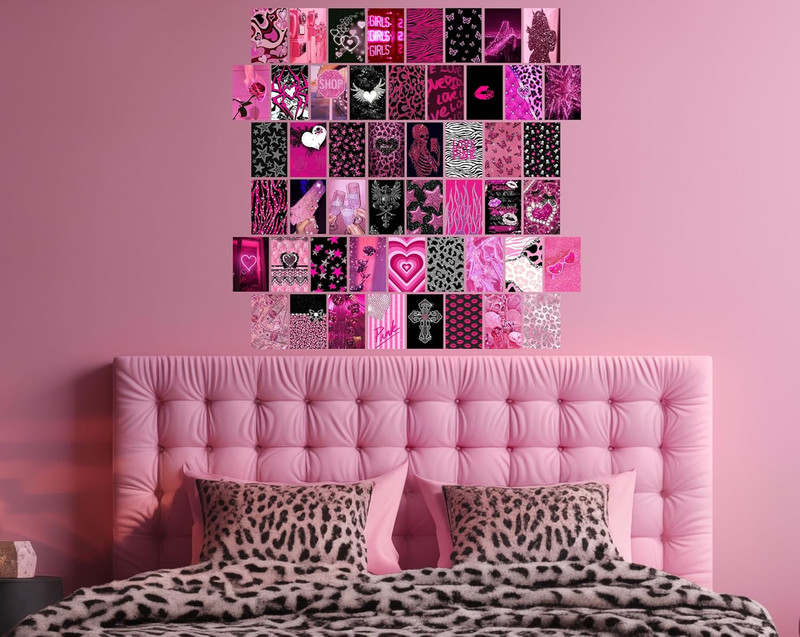 Mcbling Room Decor Aesthetic Wall Collage Kit, Trashy Y2K Posters for Girls Bedr gallery