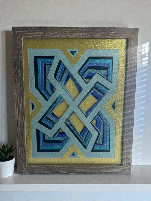 Abstract Art Shadowbox