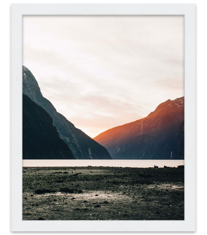 13x6 Frame White Wood Picture Photo Frame with UV Acrylic and Acid Free Backing gallery