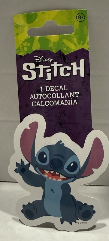 Disney Stitch Waving ~ Custom Vinyl Decal ~ Approx 3” ~ NEW