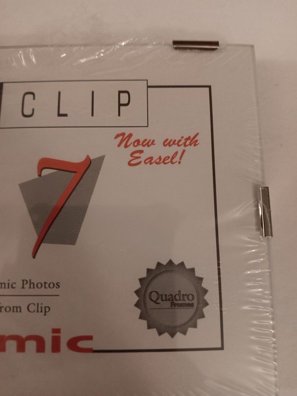 Quadro Clip 4 X 7 Panoramic Frame Easel Included Or Hangs Vertical Or Horizontal gallery