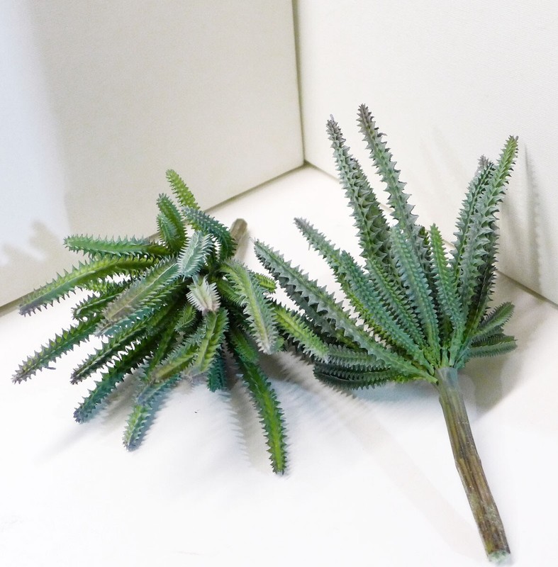 2 Pcs Artificial Fake Cactus Column Succulents Plants Home Decoration (#123 A)
