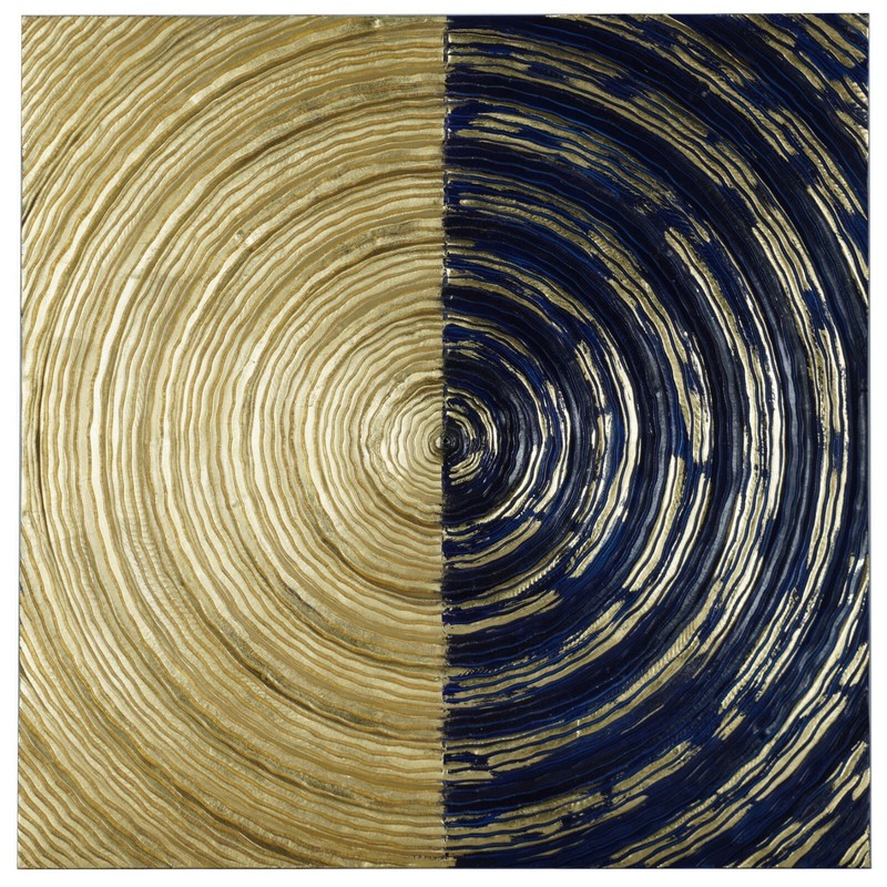 2-Tone Pine Wood Carving Wall Décor