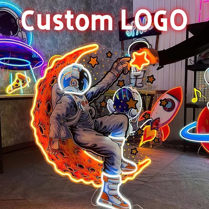 Custom LED Neon Logo Sign Personalized Business, Bar, Cafe, Office Signage Decor