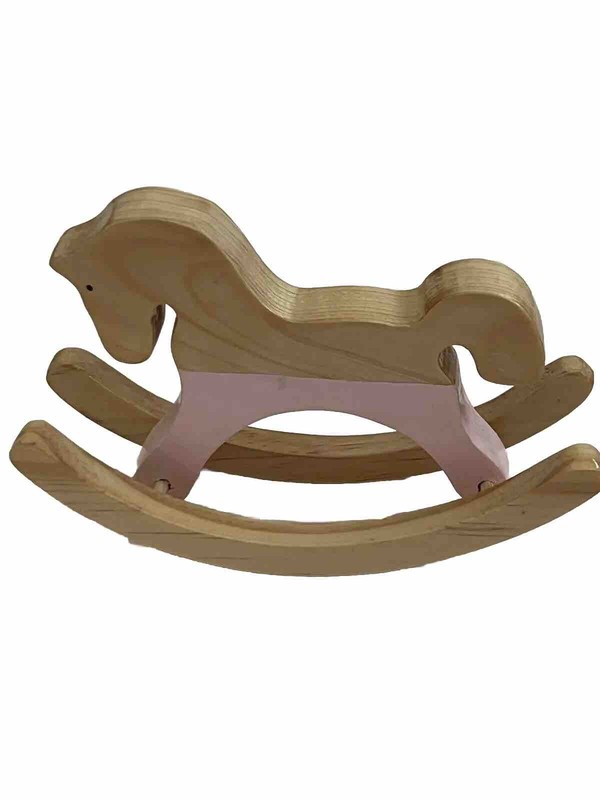 wooden rocking horse small Home Decor 7x4x3inch Stress reliever