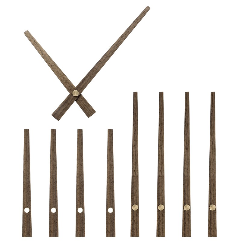5 Set Wooden DIY Clock Hands Replacement Clock Hands Kit DIY for 14″ Clock