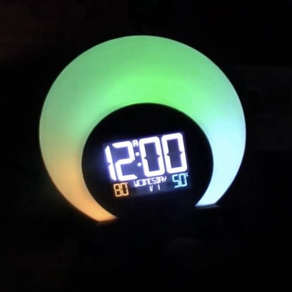La Crosse Technology Soluna Mood Light Mood Light Alarm Clock USB NEW & SEALED gallery