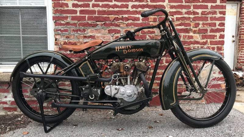 1919 Harley-Davidson Model J Motorcycle POSTER 24 X 36 INCH Sweet!