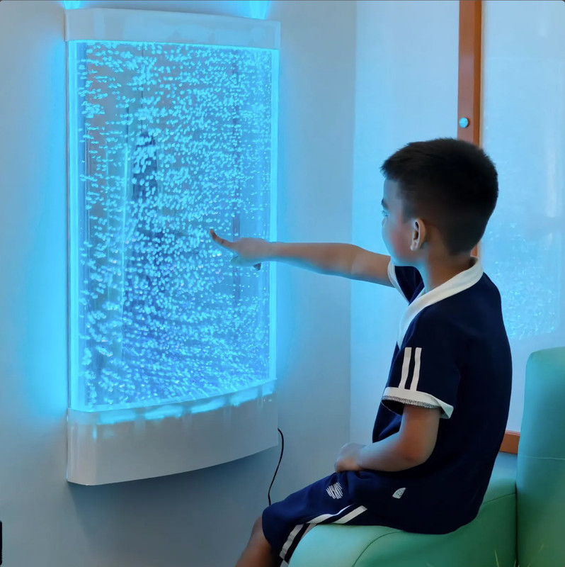 Acrylic LED Bubble Feature Wall Panel RGB - 19.7" x 4.3" x 31.5" gallery