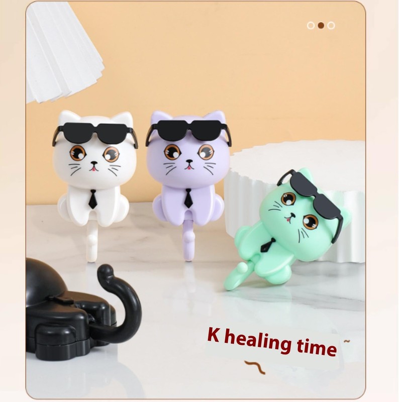 Decorative Wall Hooks Adhesive Hook Wall Decor for Apartment, Kitchen, Office gallery