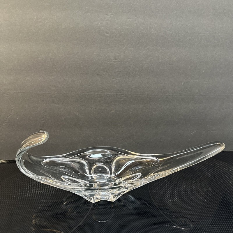 Vintage Crystal Splash Bowl 14” x 5”