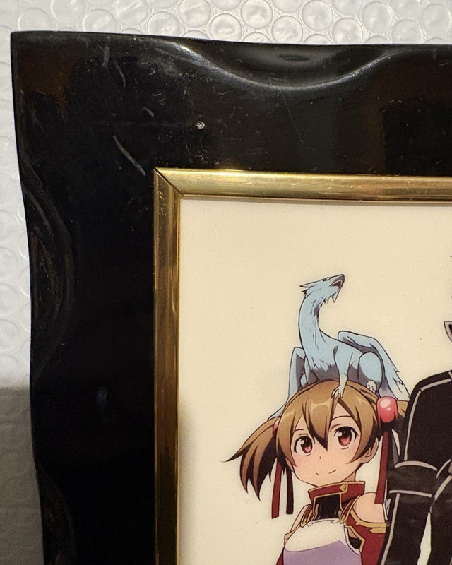 Sword Art Online Framed Print 11x8 in 13.5x11 Frame Damaged FREE Ship gallery