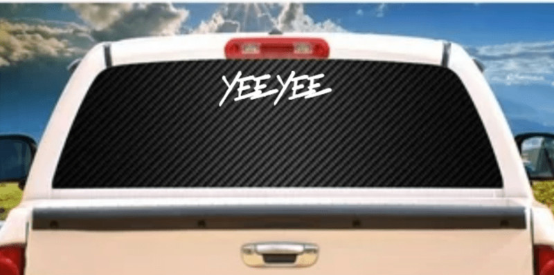 Yee Yee Decal Sticker - Multiple Sizes & Colors - Outdoors Hunting Mudding Fish gallery