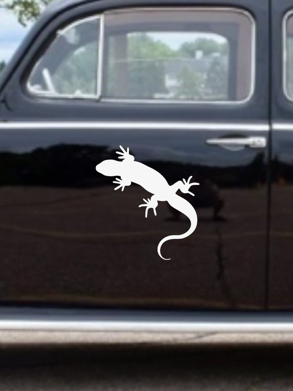 Gecko design#1 Decal for car Windows Laptops most Smooth Surfaces gallery