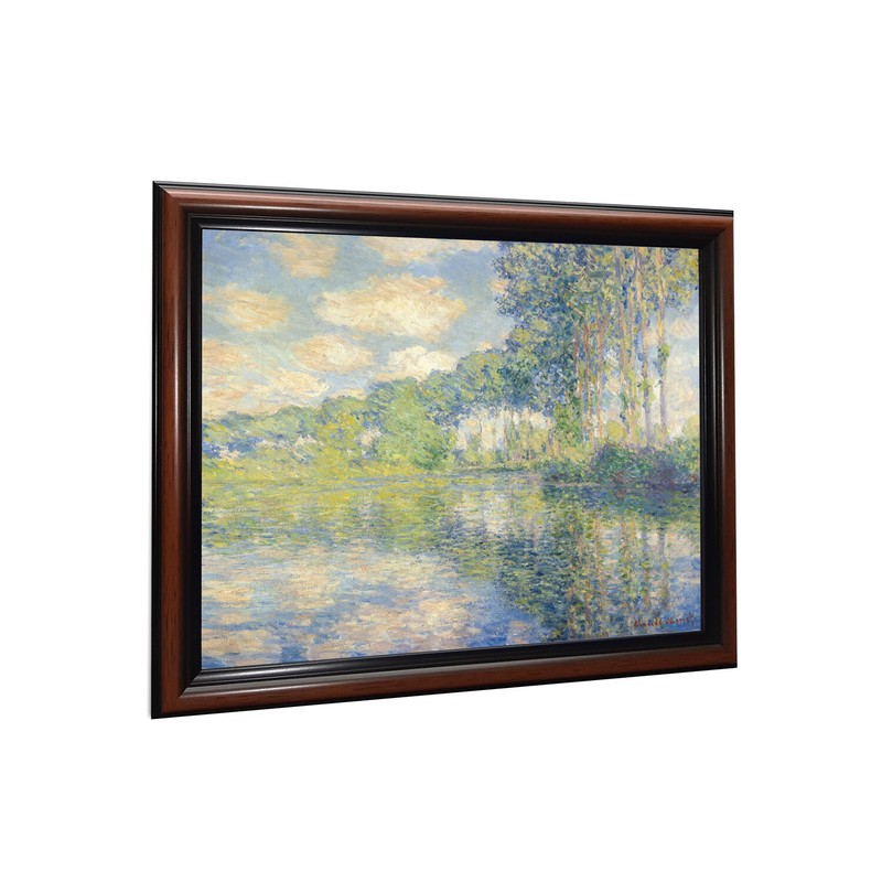 Poplars on The Epte by Claude Monet Framed Wall Art Print gallery