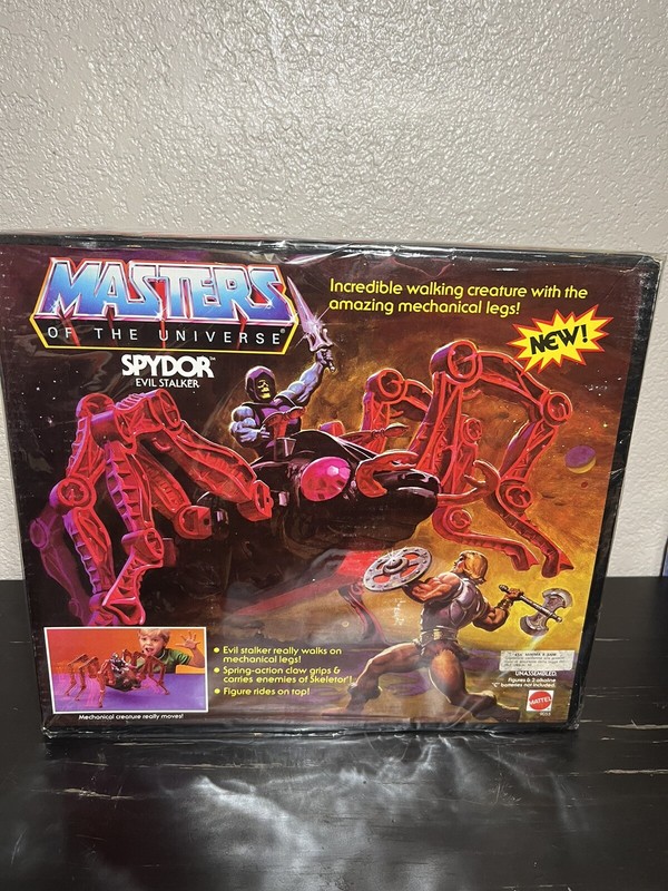 MOTU, Spydor, Masters of the Universe, MISB, sealed box, He-Man, MOC, vintage