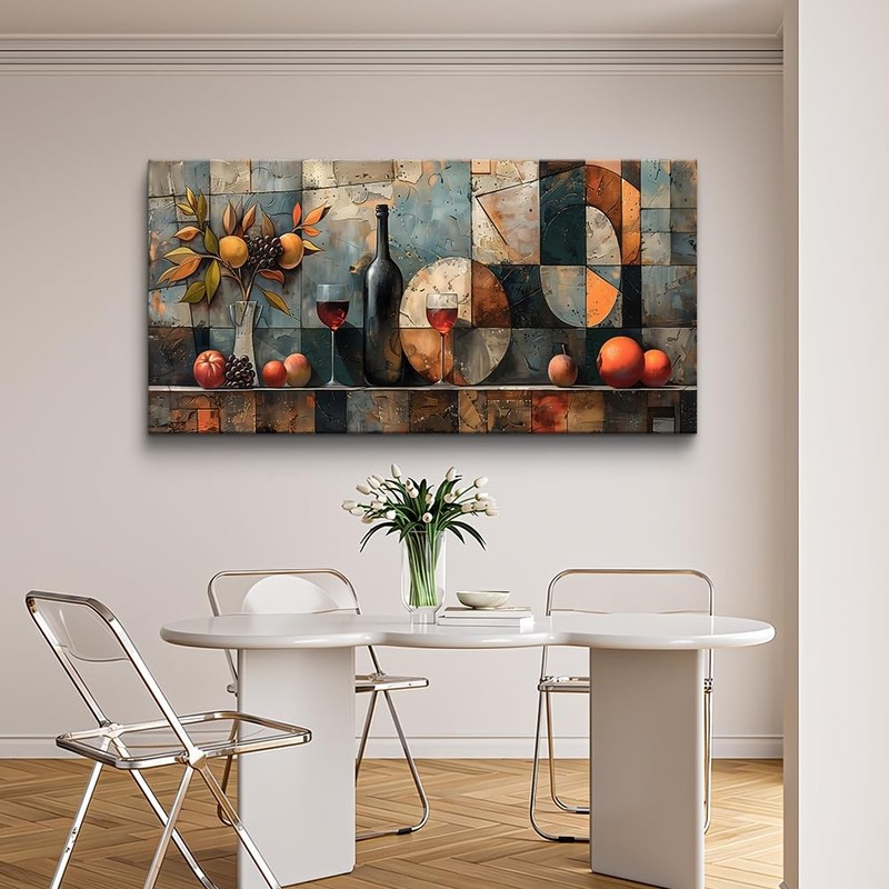 Wall Art For Kitchen Wall Decor For Living Room Dining Room Decorations Wine ... gallery