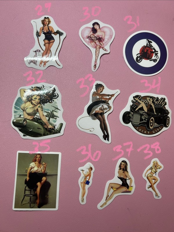 Cynthia Waifu , Pinup Girls And More Stickers gallery