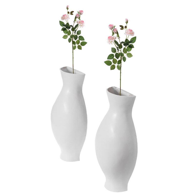 New Uniquewise , Sleek Split Vase, Modern Floor Vase, Decorative Gift, 24.5 Inch